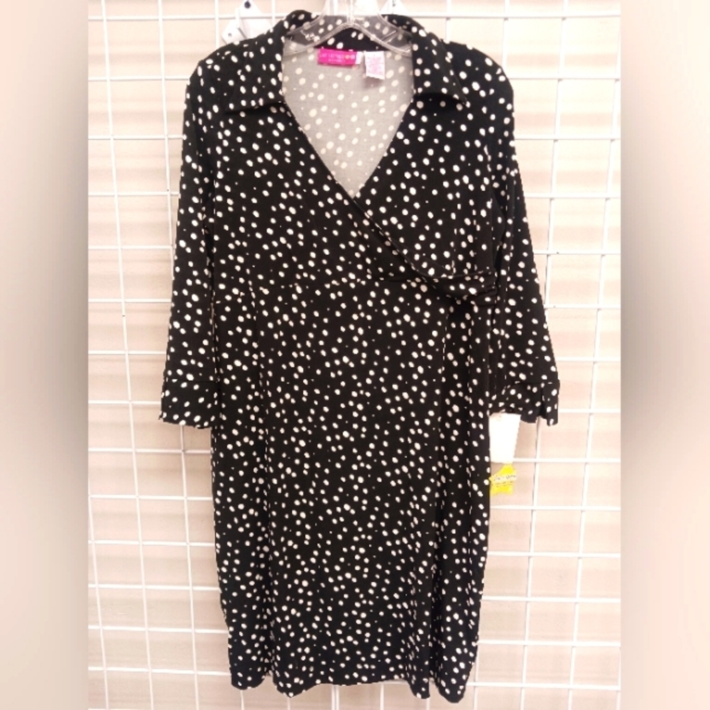 Liz Lange Maternity Dress Polka Dot Size Small nwt